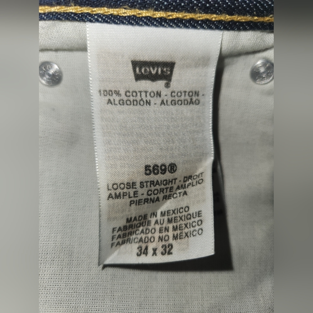 Levi's Jeans 569 Denim (Navy Blue) - Picture 11 of 11